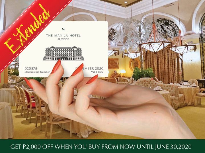 Prestige Membership Promo The Manila Hotel